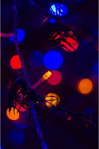 Lilla Festive Lights Poster Template