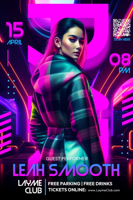 Copy of Neon Poster | PosterMyWall