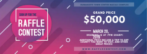 Neon Raffle Event Invitation Ticket