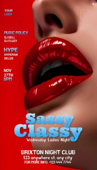 Neon Red Background Gradient Sassy Classy Bus 名片 template