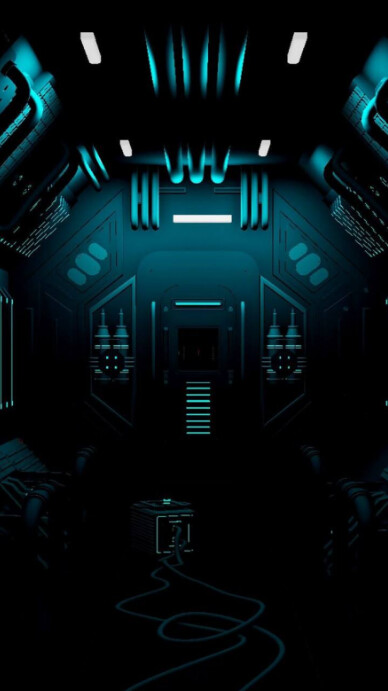 Neon Sci-fi  Digital Display (9:16) template