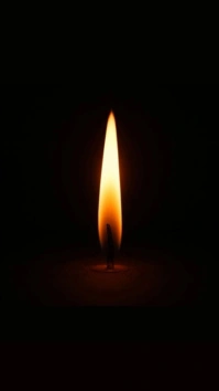Neon Spiritual Candle Light Of Hope Instagram Story template