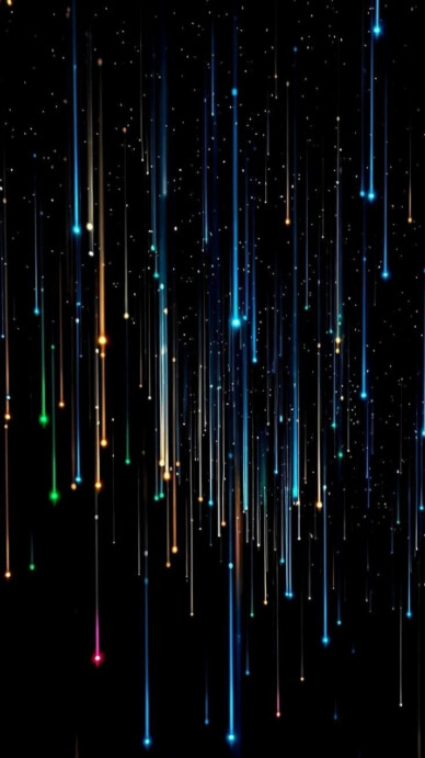 Neon starfall background Instagram Story template