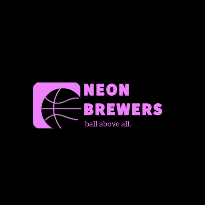 Neon Vibrant Purple Sports Brand Logo Poster Logo Template | PosterMyWall