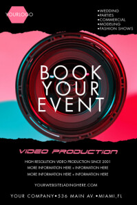 Videostudio Flyer Modern Video Photography Flyers Template | PosterMyWall