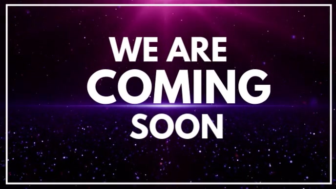 Plantilla de Neon We Are Coming Soon Youtube Thumbnail | PosterMyWall