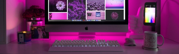 霓虹灯工作站linkedin背景模板 Postermywall 霓虹灯工作站linkedin背景模板 Postermywall