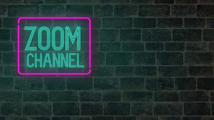 Neon Latar Belakang Rapat Saluran Zoom Anda Templat | PosterMyWall