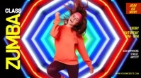 Neon Zumba Classes Pos Twitter Wpis na Twittera template