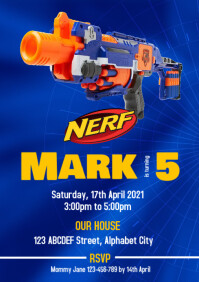 Modele Invitation Anniversaire Nerf 5 Postermywall Modele Invitation Anniversaire Nerf 5 Postermywall
