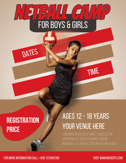 Netball Promo Netball Template | PosterMyWall