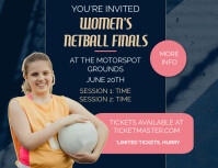 Netball Promo Netball Template | PosterMyWall