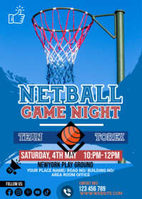 Netball Banner Template | PosterMyWall