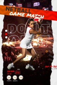 NETBALL GAME NIGHT Template | PosterMyWall