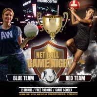 Netball Game Event Template | PosterMyWall