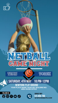 netball template | PosterMyWall