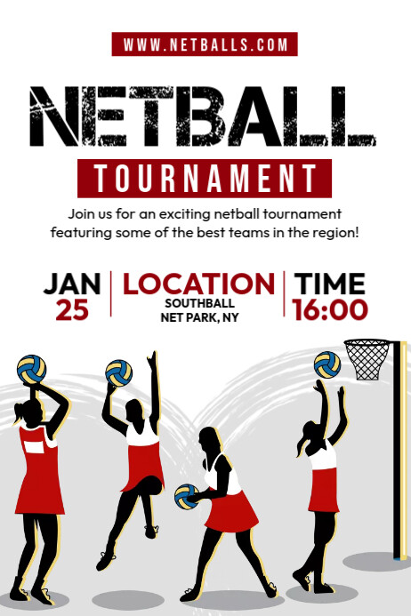 Copy of Netball Tournament | PosterMyWall