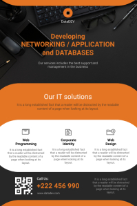 Network And IT Developer Flyer Template | PosterMyWall
