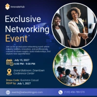 networking event Square (1:1) template