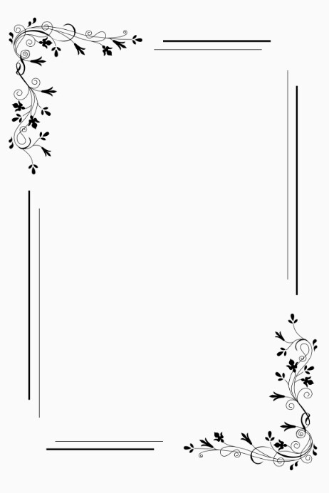 Neutral Color Border Design Neutral Classic Frame Page Border Template | PosterMyWall
