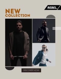 Neutral Fashion Flyer Template