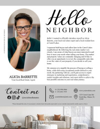 Wit Real Estate Introduction Flyer Template