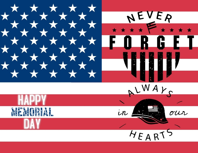 never forget memorial day template | PosterMyWall