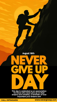 Black Motivational Event Instagram Story Template