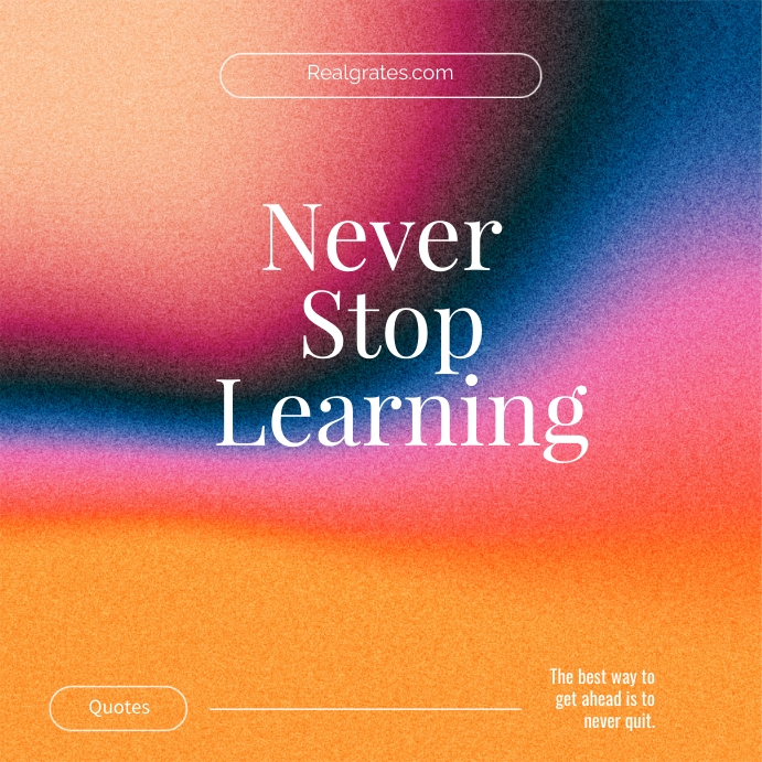 Stop Create Inspirational Quote Template | PosterMyWall