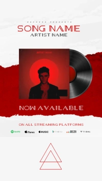 New Album Cover - CD Cover Template Instagram Story