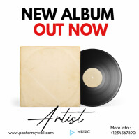 Album Cover Design Template PosterMyWall album-cover-design-template-postermywall