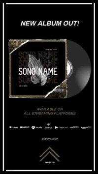 NEW ALBUM OUT Instagram Story template