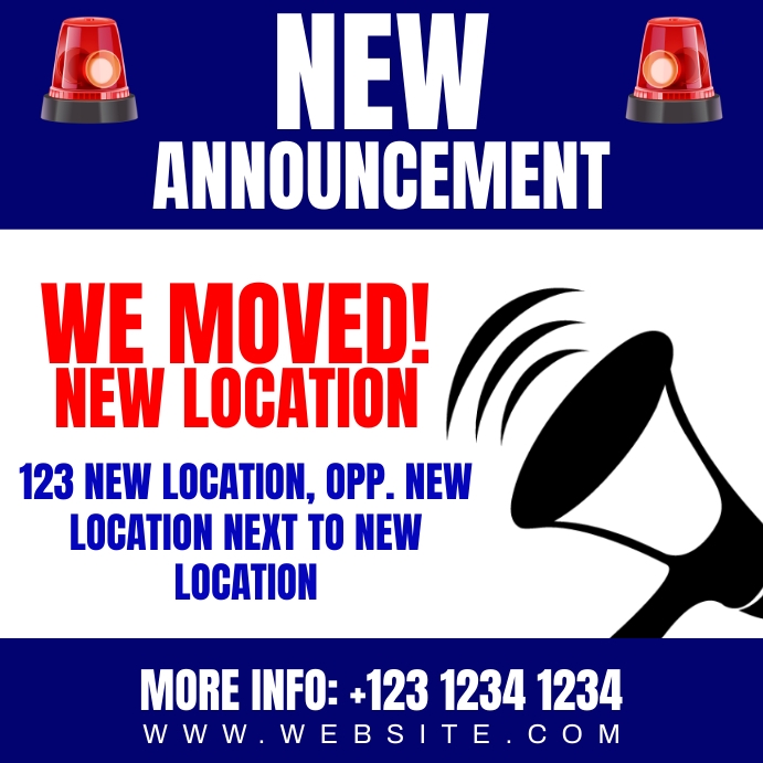 New announcement Template | PosterMyWall
