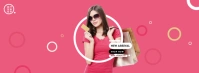 New Arrival, New collection, Sale Фотография обложки профиля Facebook template
