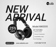 New Arrival Ad Template Średni prostokąt