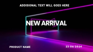 New arrival Digitalt display (16:9) template