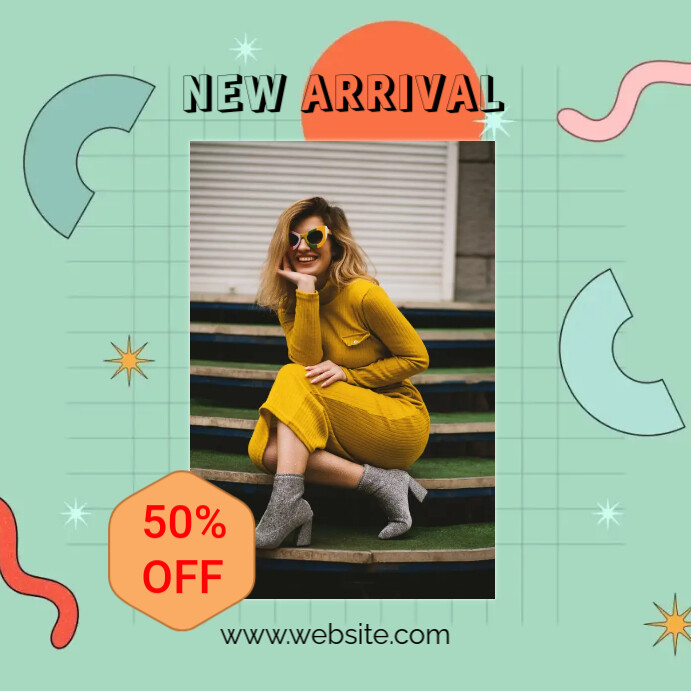 New Arrival Fashion Discount Template | PosterMyWall