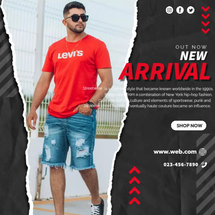 New Arrival Fashion Discount Template | PosterMyWall