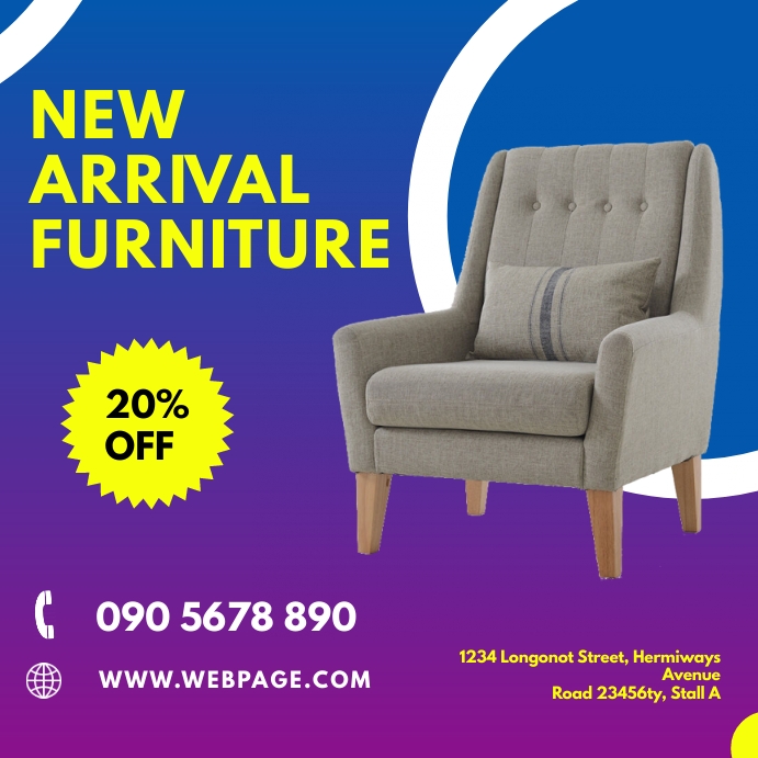 Copy of NEW ARRIVAL FURNITURE FLYER PosterMyWall