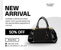New Arrival Handbag Sale - Fashion Promo Flyer Medium Rectangle template