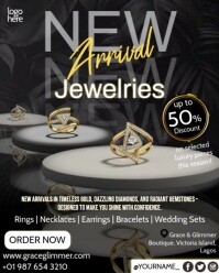 New Arrival Jewelries Instagram Portrait template