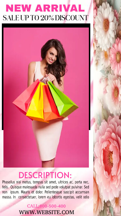 Copy of New arrival of dress or clothes promotion | PosterMyWall