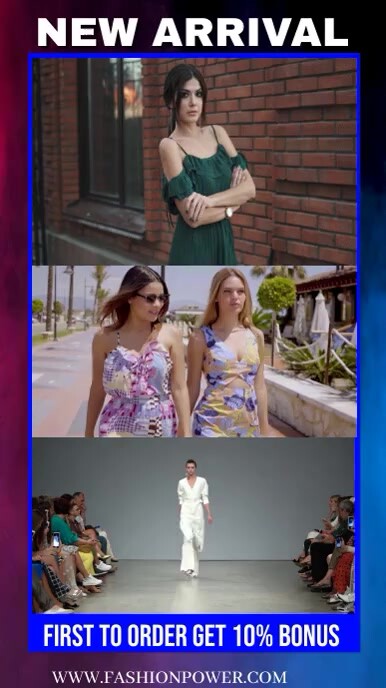New arrival of dress or clothes promotion História do Instagram template