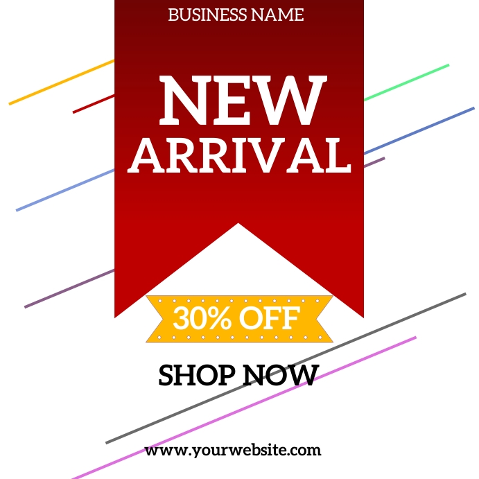 new arrival poster template PosterMyWall