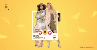 New Arrival Sale Facebook Shared Image Obraz udostępniany na Facebooku template
