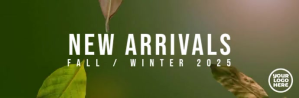 New Arrivals Fall / Autumn fashion email head template