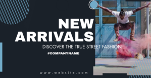 new arrivals fashion advertisement design tem Facebook-annonce template