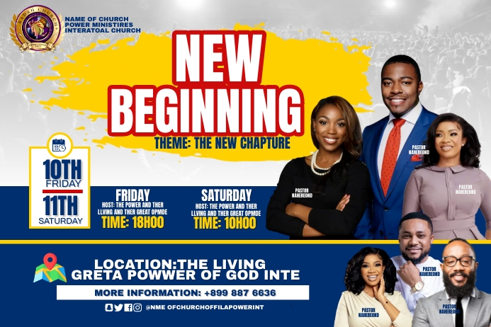 new beginning Template | PosterMyWall
