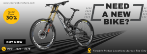 New Bike Ads Portada de Facebook template