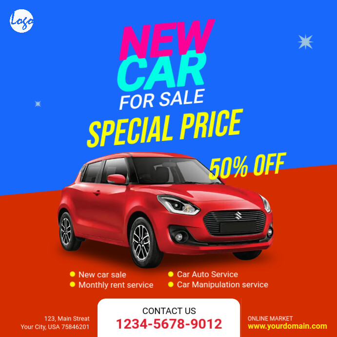 Plantilla de New Car Sale Offer Template | PosterMyWall